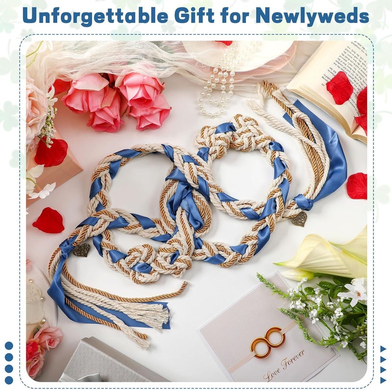 ReliThick Wedding Lasso Handfasting Cord for Wedding Ceremony Rustic Lasso Lazos Cord Traditional Catholic - Image 4